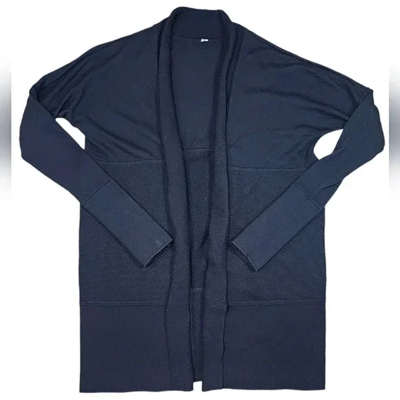 Lululemon Sit In Lotus Black Cardigan - Picture 1 of 12